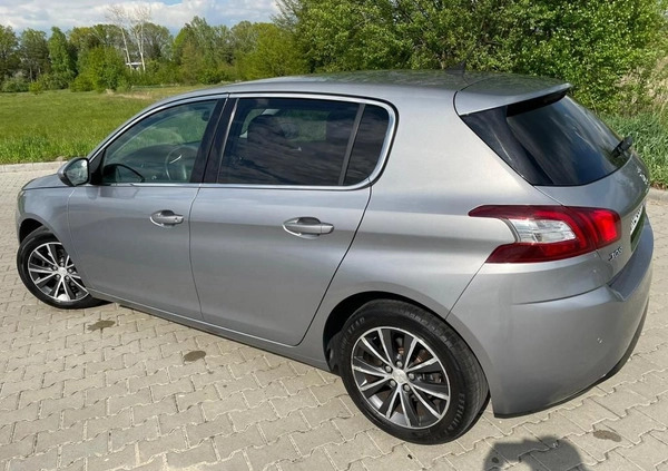 Peugeot 308 cena 30500 przebieg: 142000, rok produkcji 2015 z Kluczbork małe 46